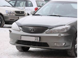 Дефлектор капота TOYOTA CAMRY 2003-2005 DARK SMOKE - Темные "SIM"