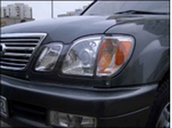 Защита фар LEXUS LX470 CLEAR - Прозрачные "SIM"