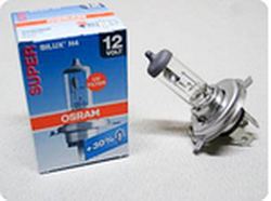 Автолампа H4 (60/55) P43t-38+30%  SUPER 12V Osram