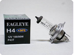 Автолампа H4 12V (100/90) +30%  P43t Eagleye