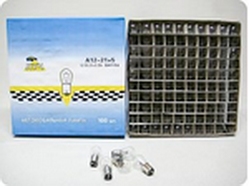 Автолампа S25 12V (21/5W) BAY15d с цоколем 2-конт. габариты, стоп-сигнал Луч