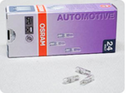 Автолампа W 24V (1.2w) W2*4.6d Osram О-2741