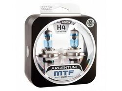 Автолампа H4 (60/55) Argentum +130%  MTF (1 шт.)