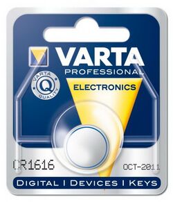 Элемент питания Varta Electronics CR 1616 BL-1 (3V)