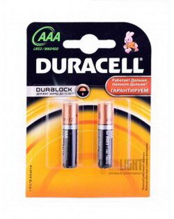 Элемент питания Duracell AAA LR03 MN2400, К4 (3+1) (1,5V)