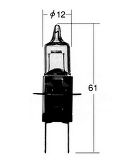 Автолампа H3R 12V (55W) пластик. упак. Koito (шт.)