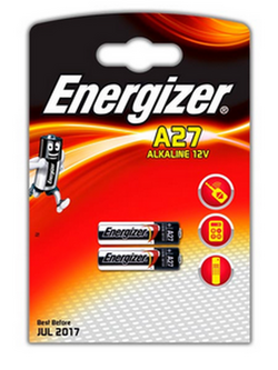 Элемент питания Energizer 27A BL-2 (12V)