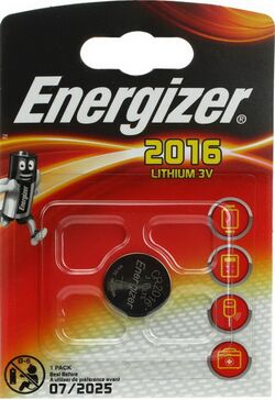 Элемент питания Energizer 2016 BL-1 (3V)