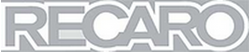 наклейка (вырезанная) "Recaro" наружная, (цвет белый), 6х20 см