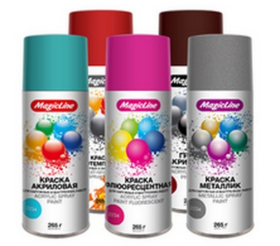 Краска MAGICLINE №260RR светло-зеленая глянцевая акриловая (265г) /12