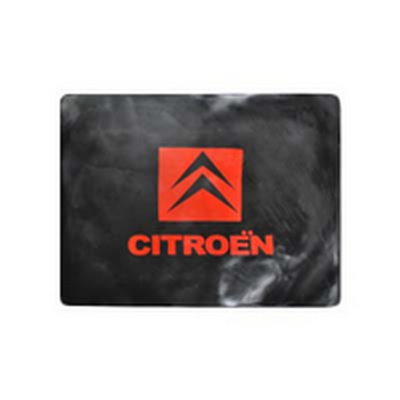 Коврик противоскользящий 16x13 см с надписью CITROEN черный