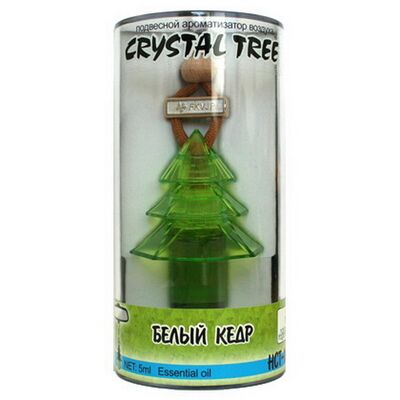 FKVJP(HCT-168) Ароматизатор воздуха Crystal Tree "Белый кедр" (5мл.)