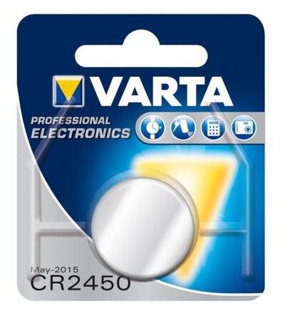 Элемент питания Varta Electronics CR 2450 BL-1 (3V)