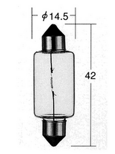 Автолампа T15X44 24V (20W) Koito (шт.) 2375