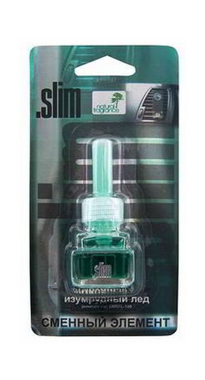 FKVJP(SMRFL-109) Ароматизатор Сменный блок для SLIM "Изумрудный лед" (8мл)